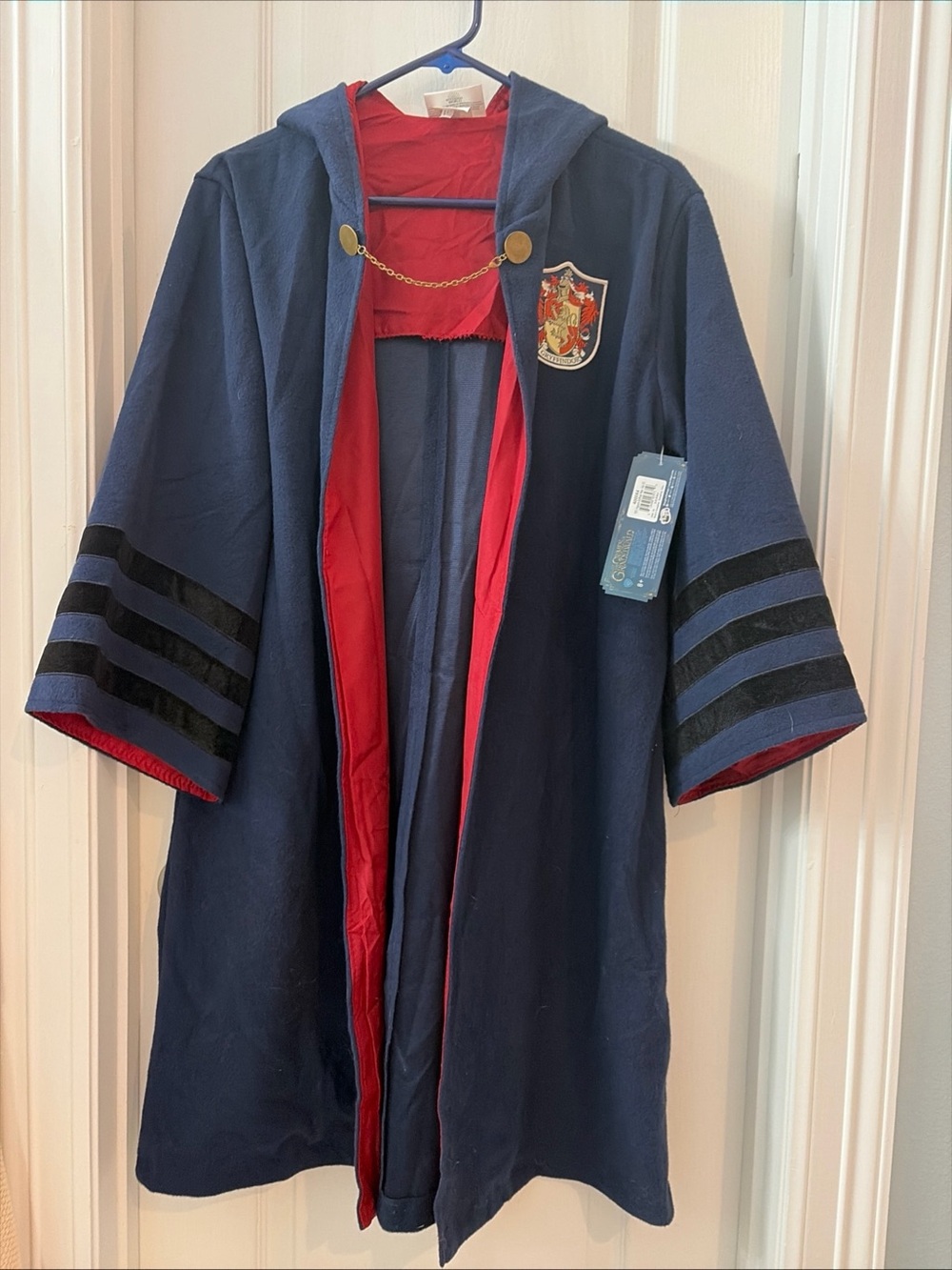 NWT Harry Potter Halloween Hooded Cape with Crest Detail length 40